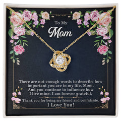 Forever Grateful - Love Knot Necklace